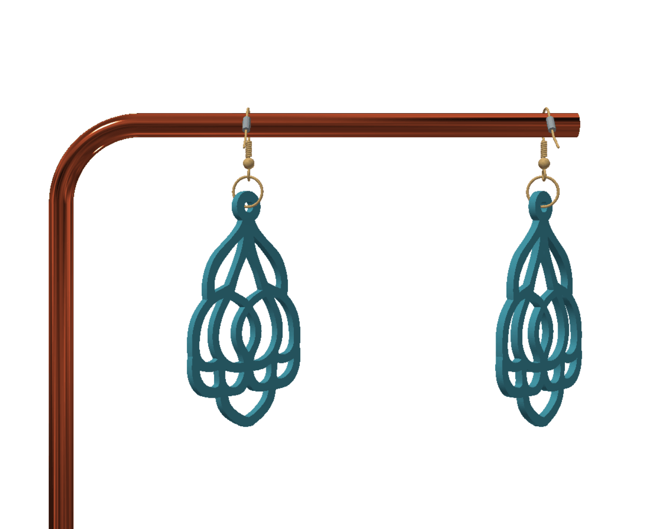 Cute keychain / earrings 3d model