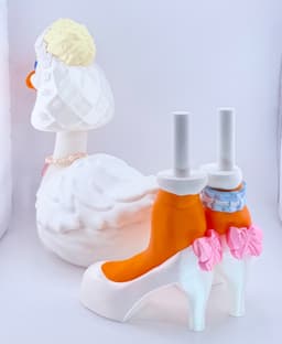 Bride Goose Gear for Porch Goose 3d model