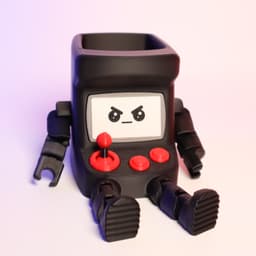 Arcade Desk Buddy, Flexi – Organizer, Planter 3d model