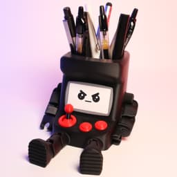 Arcade Desk Buddy, Flexi – Organizer, Planter 3d model