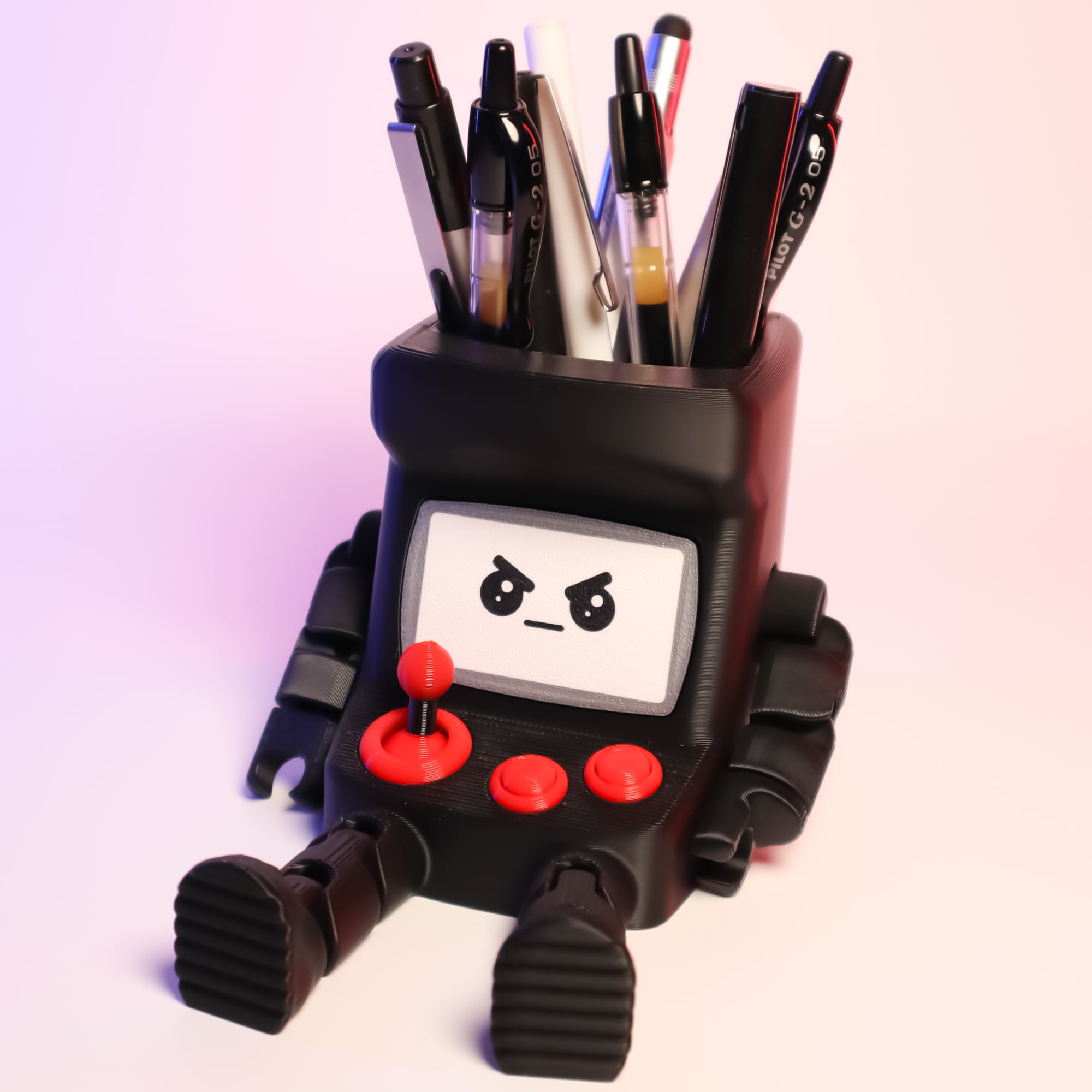 Arcade Desk Buddy, Flexi – Organizer, Planter 3d model