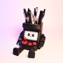 Arcade Desk Buddy, Flexi – Organizer, Planter 3d model