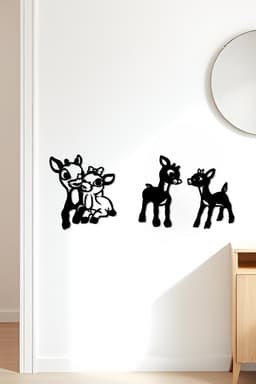 Gazelle Wall Art, Wall Decor, Home Decor 3d model