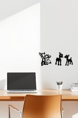 Gazelle Wall Art, Wall Decor, Home Decor 3d model