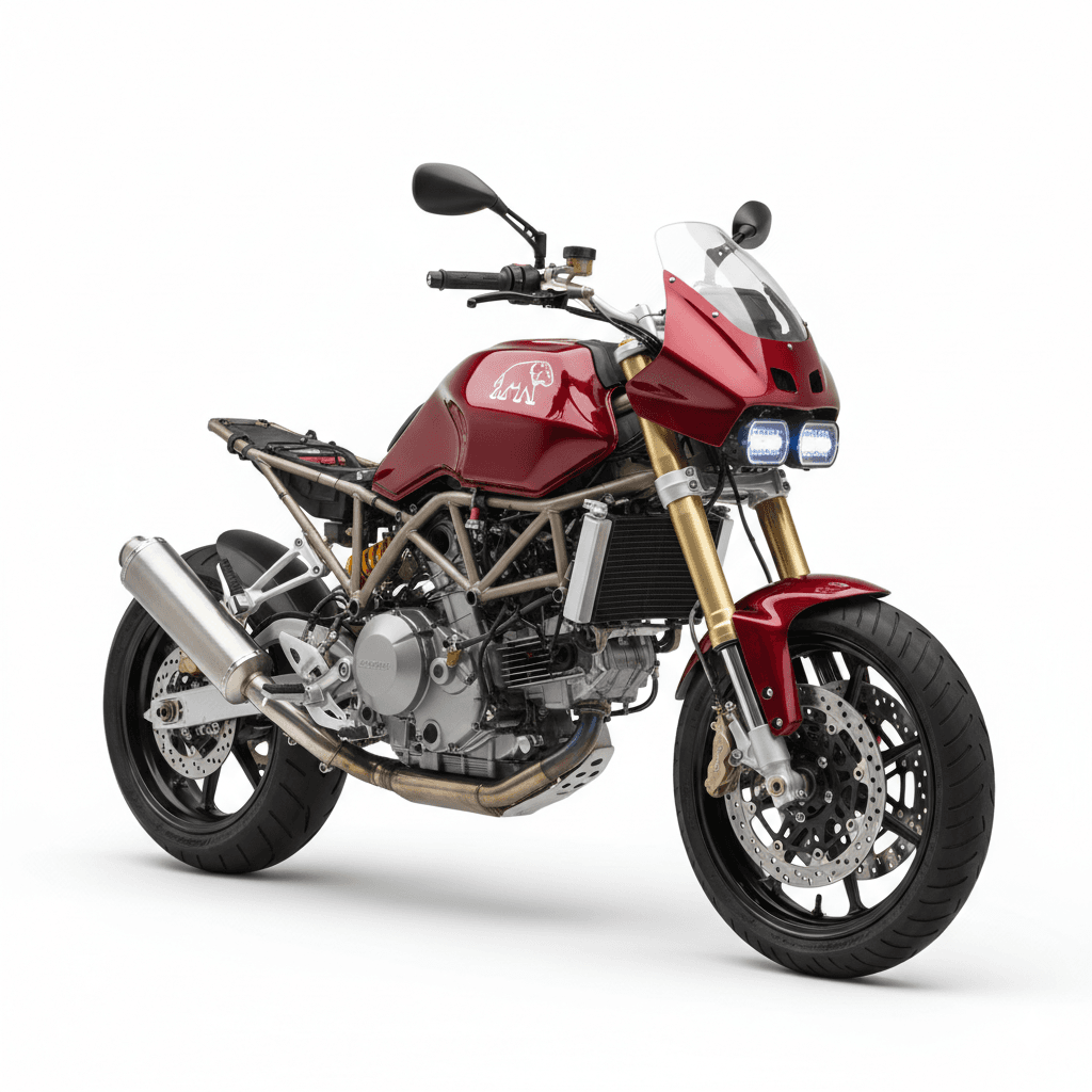 Cagiva Elefant 900 Adventure Motorcycle 3d model