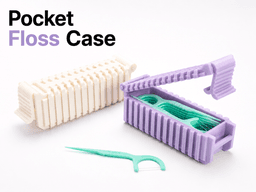 Pocket Floss Case | Portable Floss Pick Holder 3d model