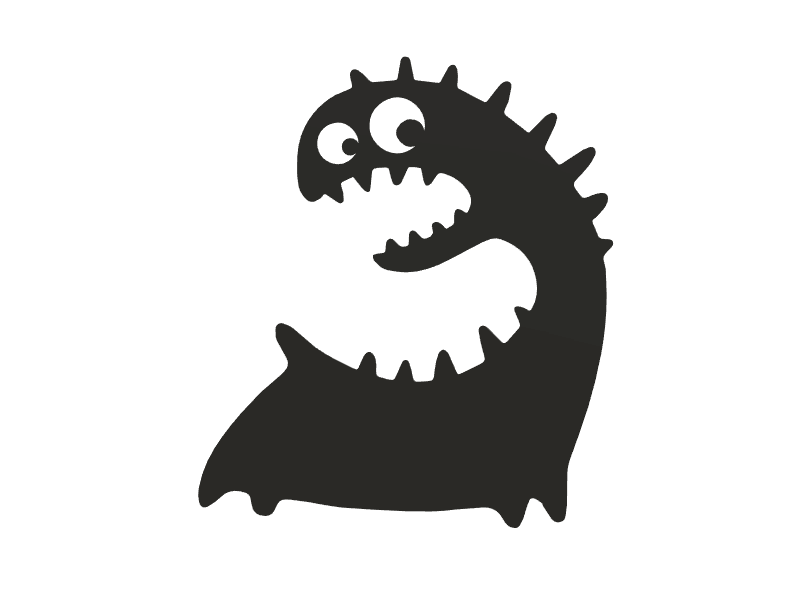 Cute monsters 3d model