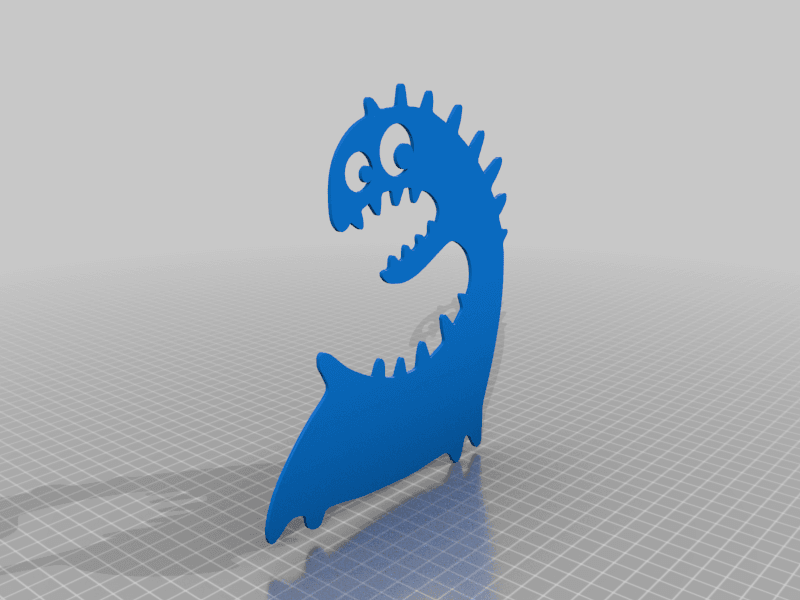 Cute monsters 3d model