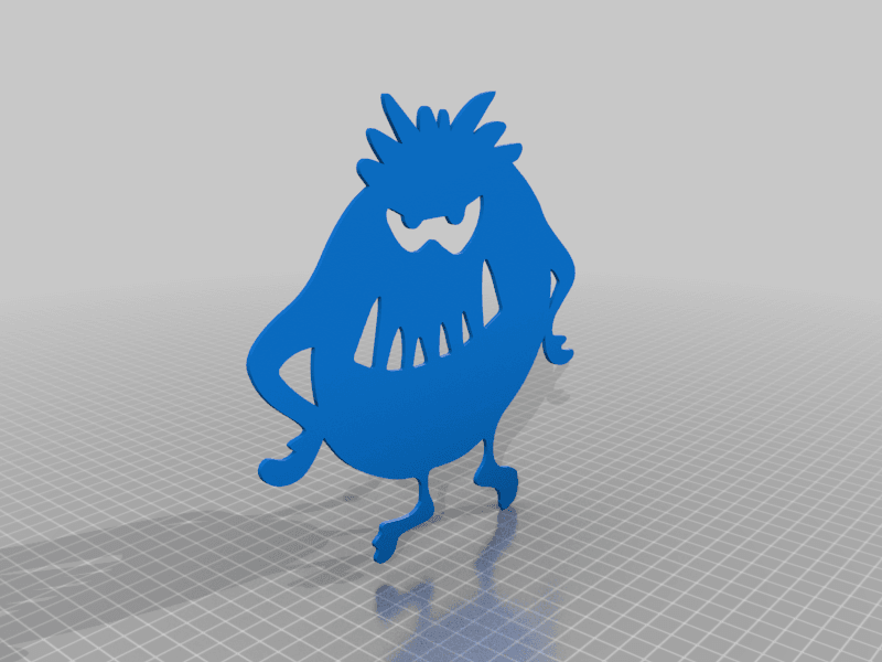 Cute monsters 3d model
