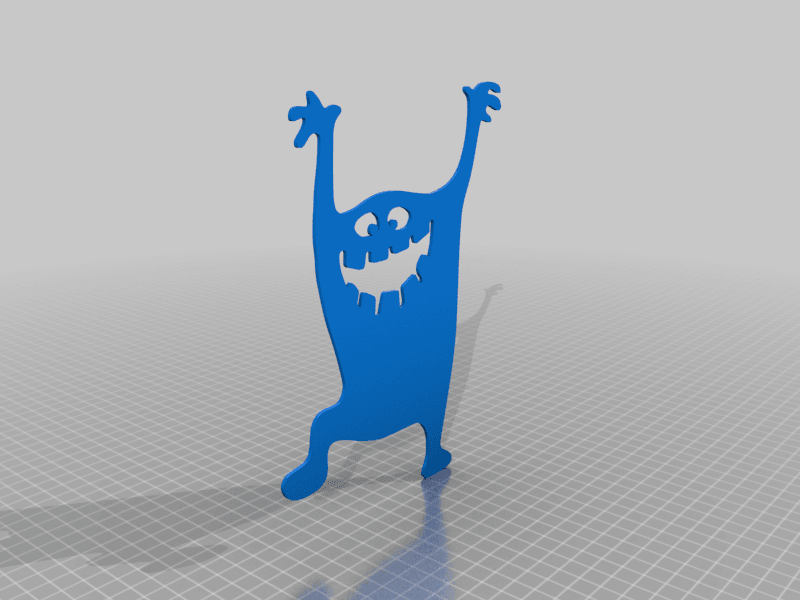 Cute monsters 3d model