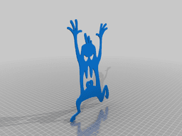Cute monsters 3d model