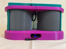 Portable Duo PC Fan HEPA Filter 3d model