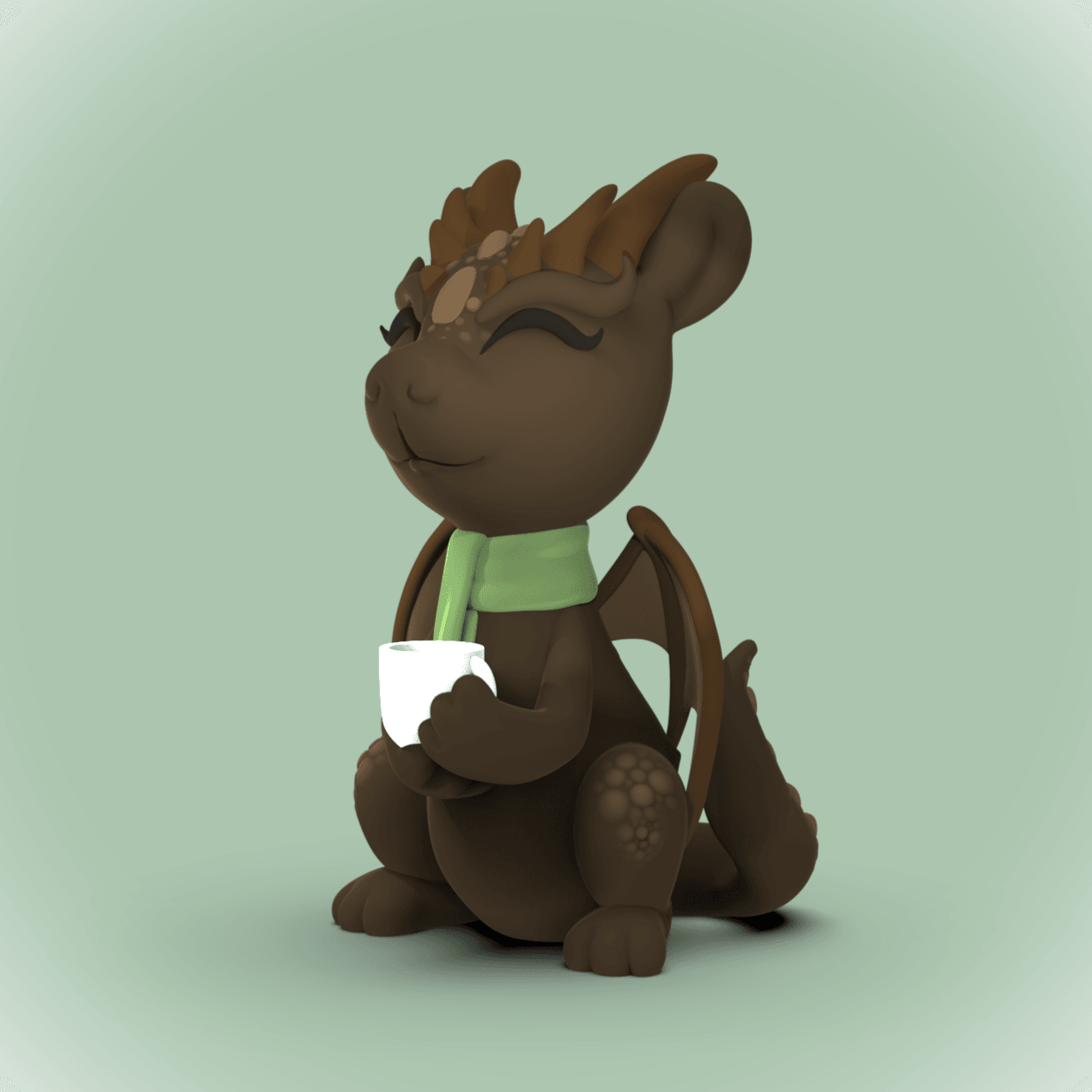 Cozee -The Baby Dragon 3d model