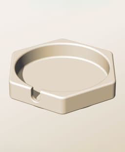 CH96-20-S Stacking slotted component box bin for makers 3d model