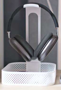 Minimalist 3-Part Headphone Stand with Storage Trays – 3D Printable Organizer 3d model