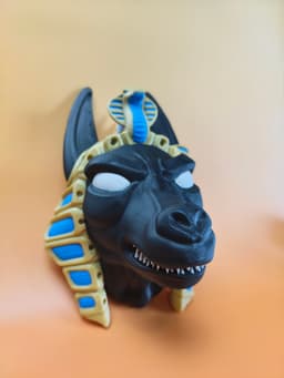 Punk Anubis Wall Art 3d model