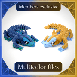 Immortal Dragon - Multicolor 3d model