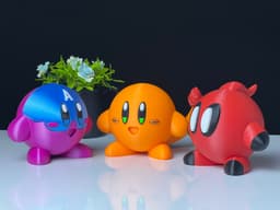Charmander kirby - Multipart 3d model
