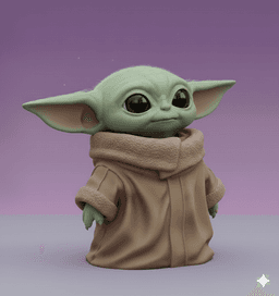GROGU (BABY YODA) CHIBI– COLLECTIBLE 3D FIGURE 3d model