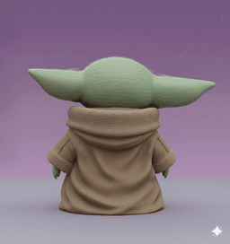 GROGU (BABY YODA) CHIBI– COLLECTIBLE 3D FIGURE 3d model