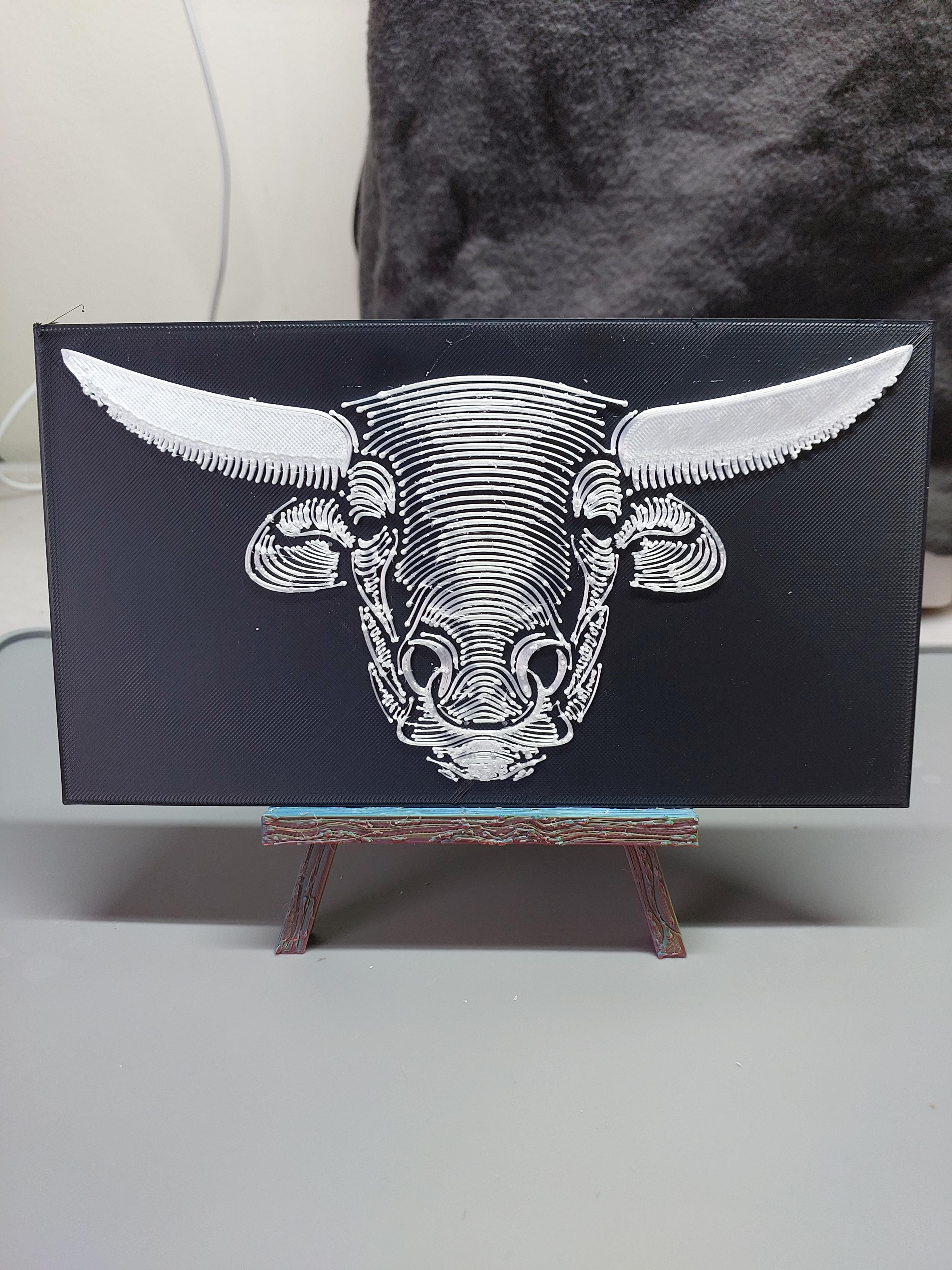 Bull Portrait 1 3d model