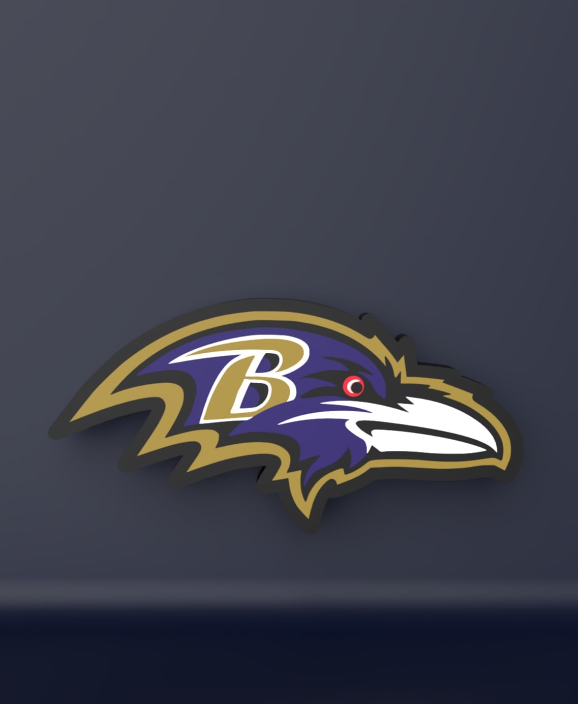 Baltimore Ravens - LED strip compatible 3d model