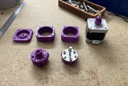 Nema17 2-stage planetary gearbox 10:1 3d model