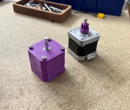 Nema17 2-stage planetary gearbox 10:1 3d model
