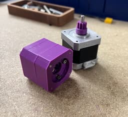 Nema17 2-stage planetary gearbox 10:1 3d model