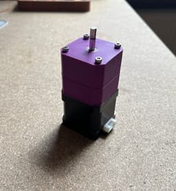 Nema17 2-stage planetary gearbox 10:1 3d model