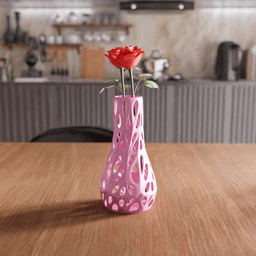 Parametric Voronoi Mesh Vase 3d model