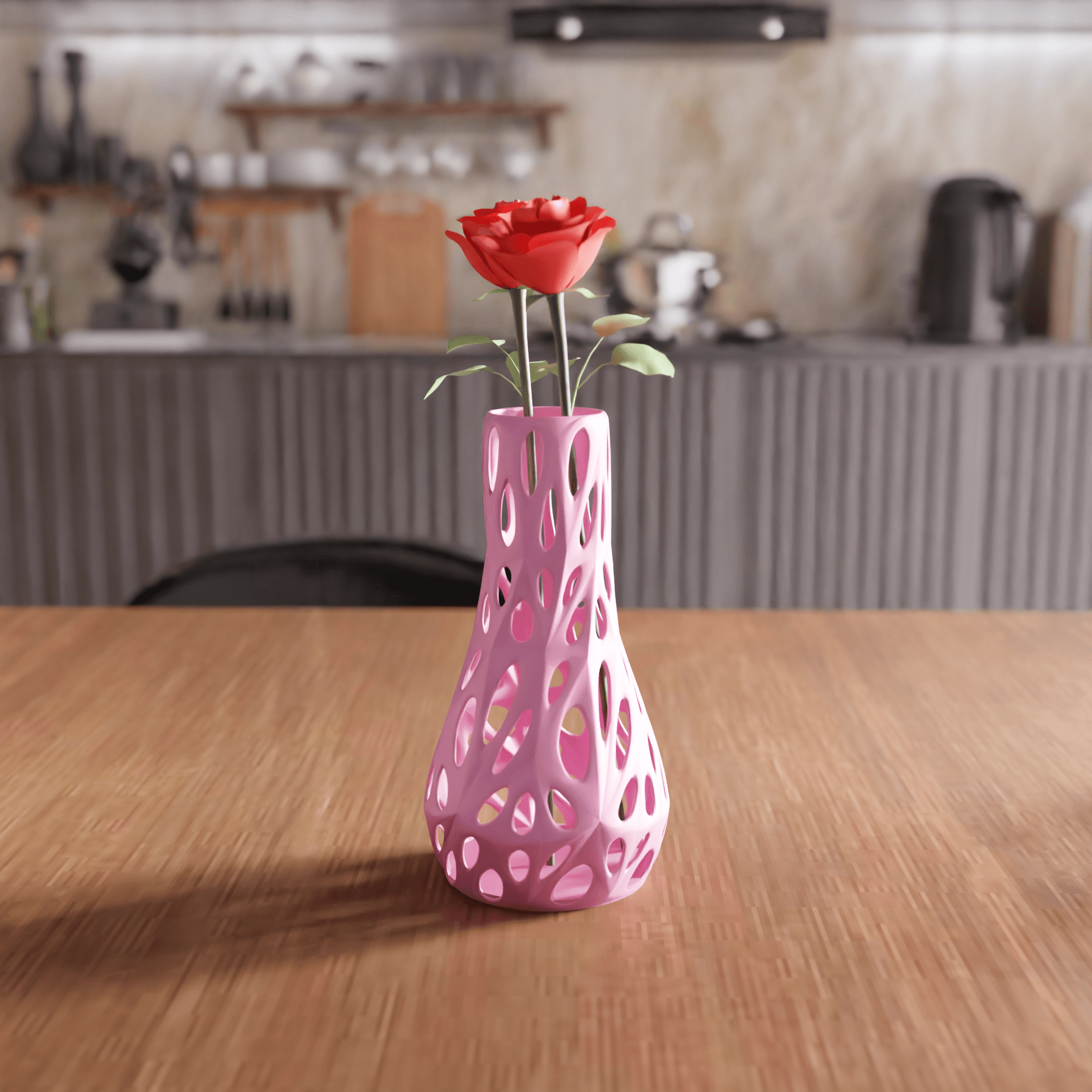 Parametric Voronoi Mesh Vase 3d model