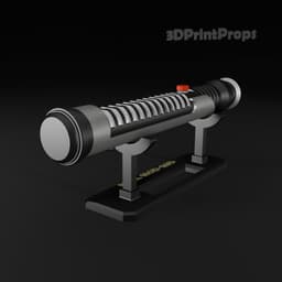 Star Wars - Qui Gon Jin Lightsaber 3d model