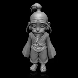 Isaac Netero - Hunter x Hunter 3d model