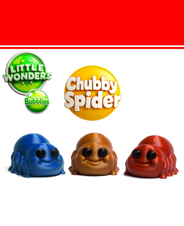 Chubby Spider 3d model
