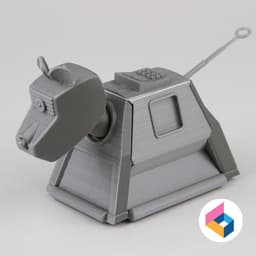 Foldable K9 robot from Doctor Who 3d model