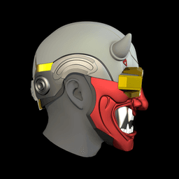 Octane Apex Legends El Diablo Mask 3d model