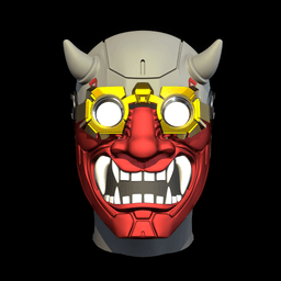 Octane Apex Legends El Diablo Mask 3d model