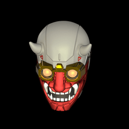 Octane Apex Legends El Diablo Mask 3d model