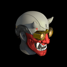 Octane Apex Legends El Diablo Mask 3d model