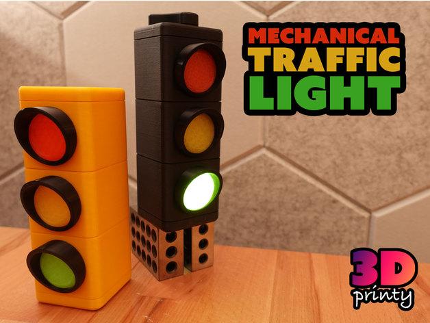 Mechanical Traffic Light 3d model