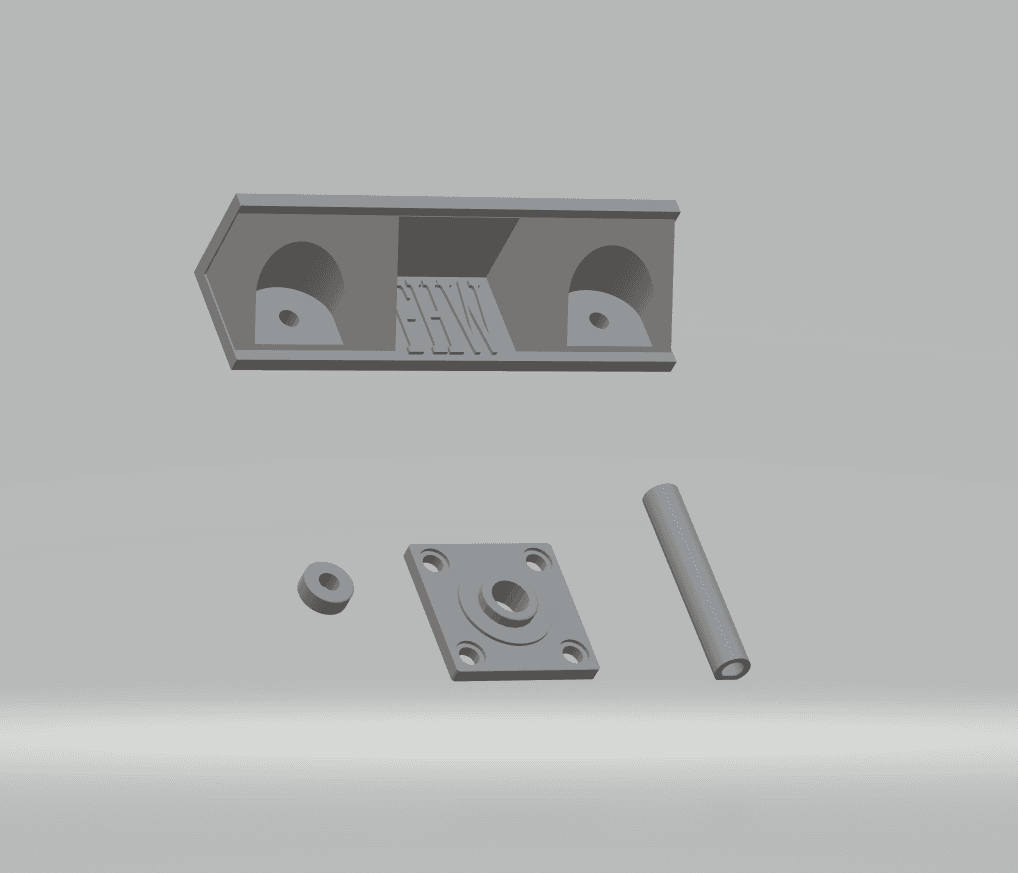 FHW: Assorted shelving pieces 3d model