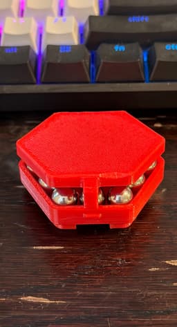 Hextraction Tile 10mm Ball Case 3d model