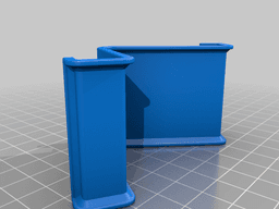 Simple Phone Stand (15 cents of filament) 3d model