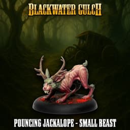 Pouncing Jackalope - Small Beast 3d model
