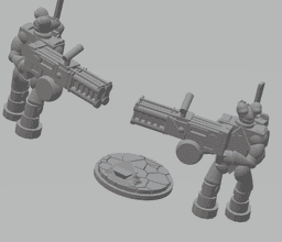 FHW: Laxoit Elite with Heavy Pwave Cannon 3d model