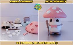 Ring Bearer Mushroom - Functional Fantasy Box - 3D Print STL/3MF 3d model