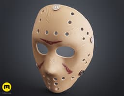 Jason Hockey Mask - Friday the 13th 3d model