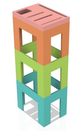 MasterChef knife block inserts 3d model