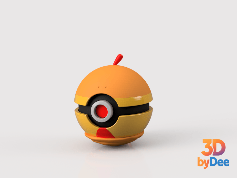 Scraggy Poke Ball 3d model